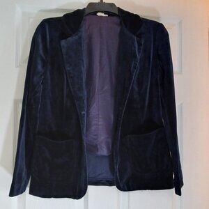 Velvet Woman Blazer Purple/blue Size 10P